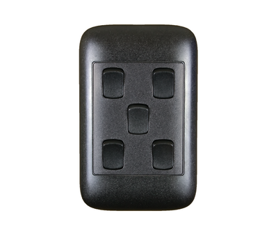 4X2 5Lever 1Way Black Switch On2051Bk