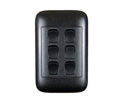 4X2 6Lever 1Way Black Switch On2061Bk