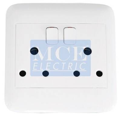 4X4 Double Switched Socket Onp4002
