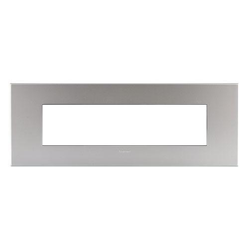 Legrand Arteor Cover Plate 8 Modules - Soft Aluminium