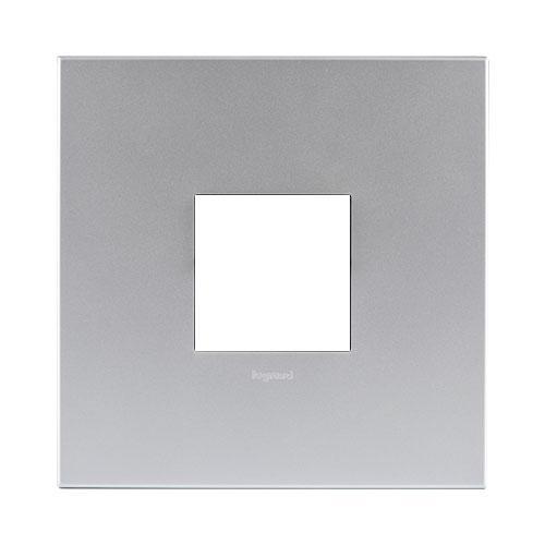 Legrand Arteor Cover Plate 2 Modules 4 X 4 - Soft Aluminium