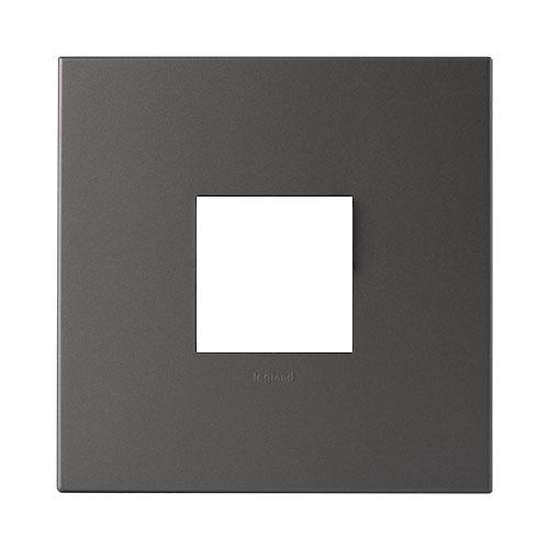 Legrand Arteor Cover Plate 2 Modules 4 X 4 - Magnesium