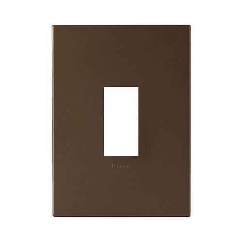 Legrand Arteor Cover Plate 1 Vertical Module - Dark Bronze