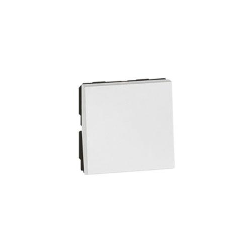 Legrand Arteor 1-Way Switch, 2 Modules - White