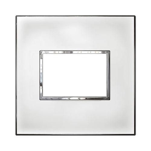 Legrand Arteor Cover Plate 3 Modules 4 X 4 - Mirror White