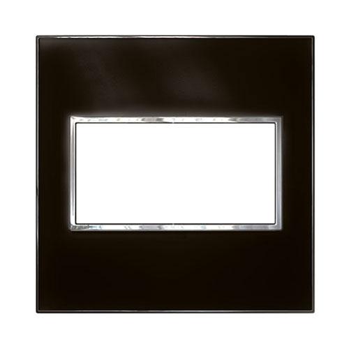 Legrand Arteor Cover Plate 4 Modules 4 X 4 - Mirror Black