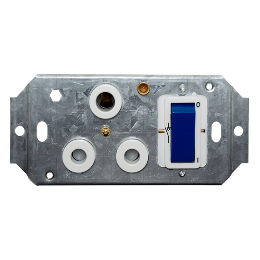 Crabtree Classic Single Isolated STD 164-1 Double Pole Socket - White