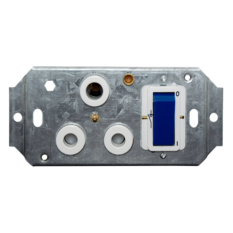 Crabtree Classic Single Isolated STD 164-1 Socket White Double Pole Switch