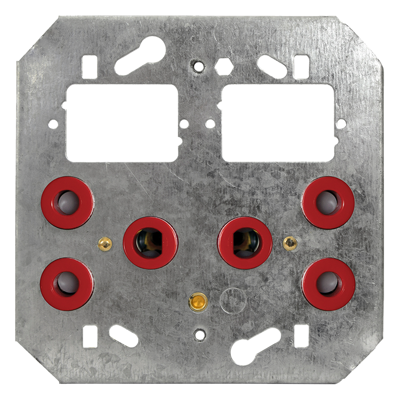 Crabtree Classic Dedicated 164-4 Unswitched Socket Module on Yoke