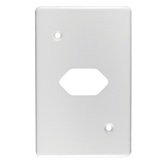 Crabtree Classic Single Slimline Unswitched Steel Socket