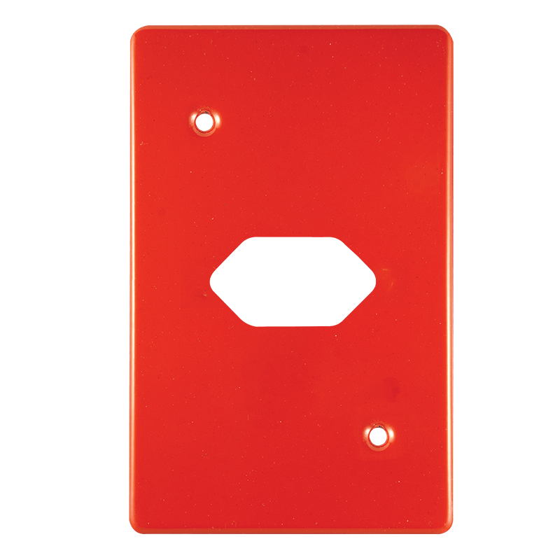 Crabtree Classic Single Slimline Socket Unswitched Steel Coverplate