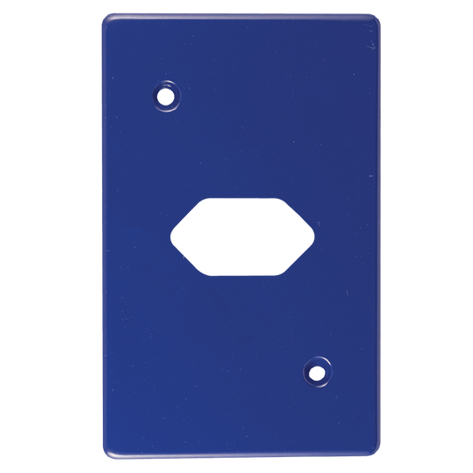 Crabtree Classic Single Slimline Unswitched Socket Steel Coverplate
