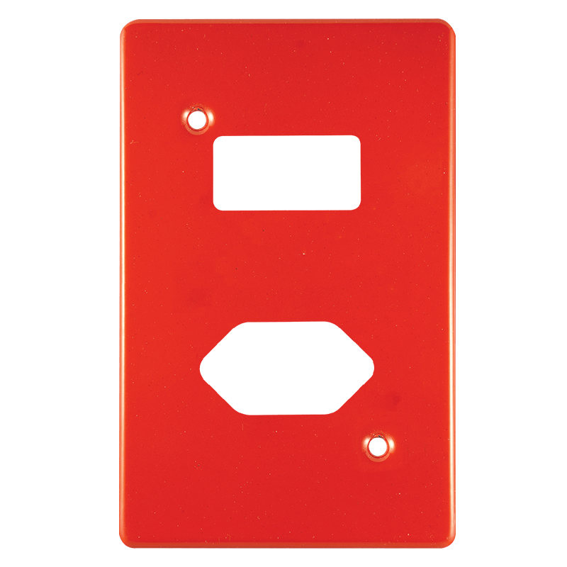 Crabtree Classic Single Slimline Switched Socket Steel Coverplate