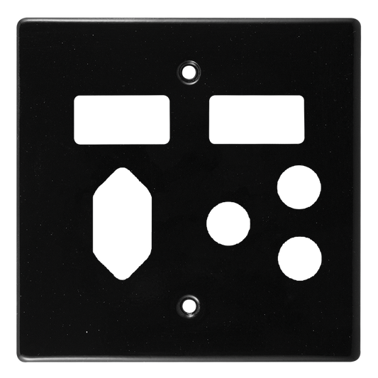 Crabtree Classic Coverplate Combo with 1×164 and 1×164-2 Switches