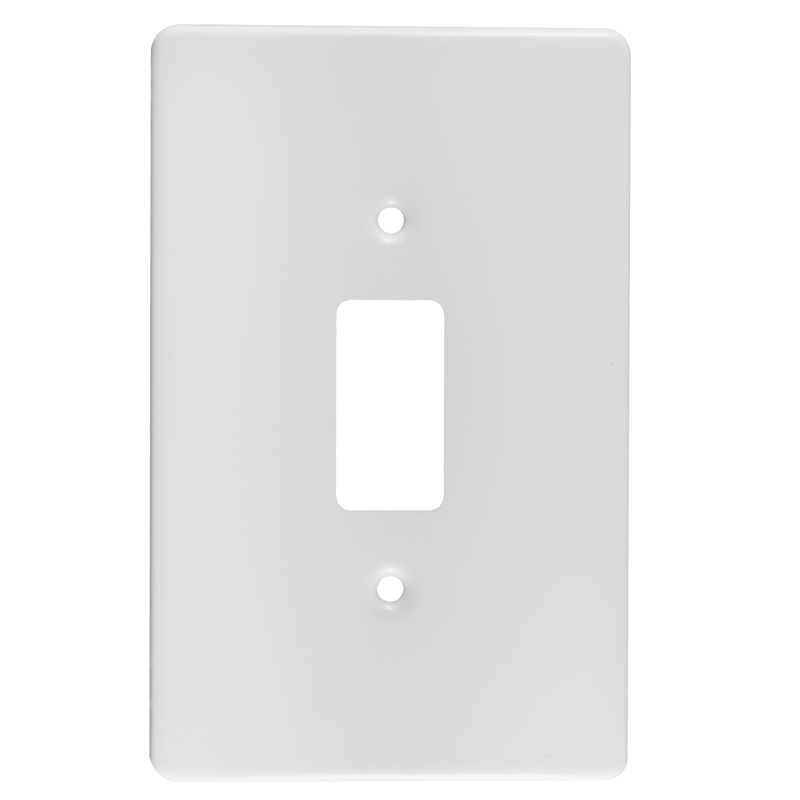 Crabtree Classic 1 Lever Steel Coverplate - Durable and Stylish
