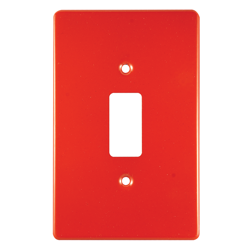 Crabtree Classic 1 Lever Steel Coverplate (50x100, 2x4)