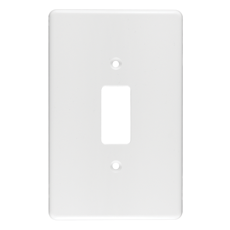 Crabtree Classic 1 Lever Plastic Coverplate - White