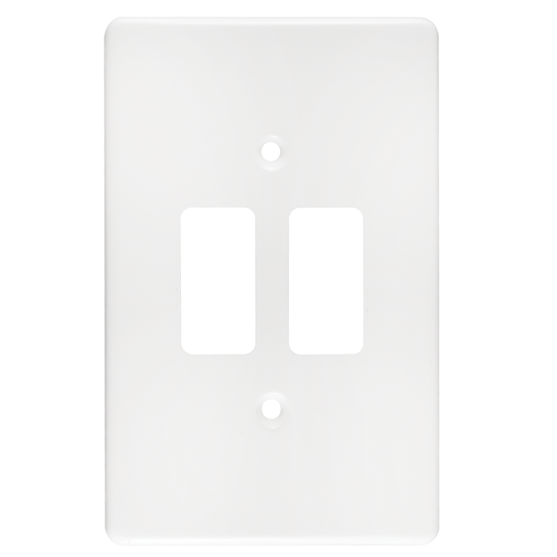 Crabtree Classic 2 Lever Steel Coverplate