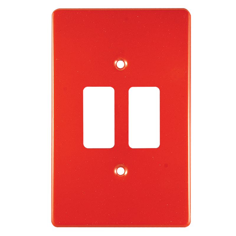 Crabtree Classic 2 Lever Steel Coverplate