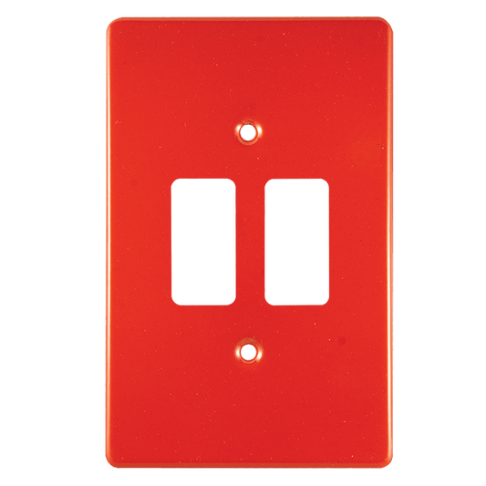 Crabtree Classic 2 Lever Steel Coverplate