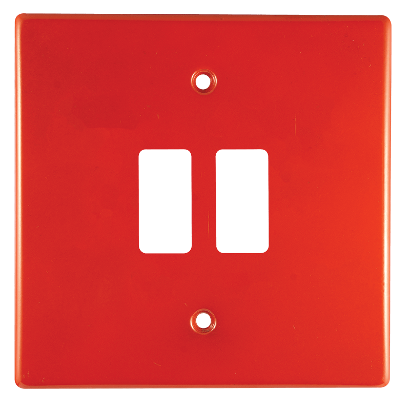 Crabtree Classic 2 Lever Plastic Coverplate 100x100mm