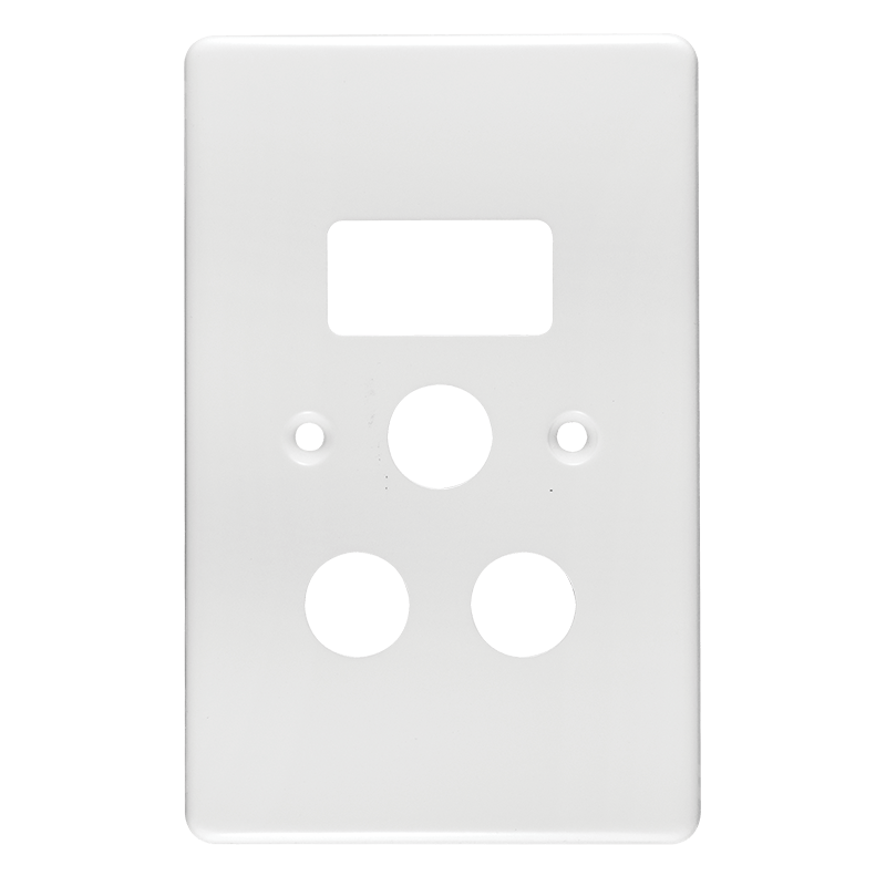 Crabtree Classic Single STD Switched Socket with Plastic Coverplate