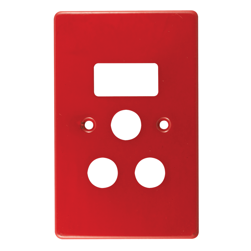 Crabtree Classic Single STD Socket Switched Plastic Coverplate