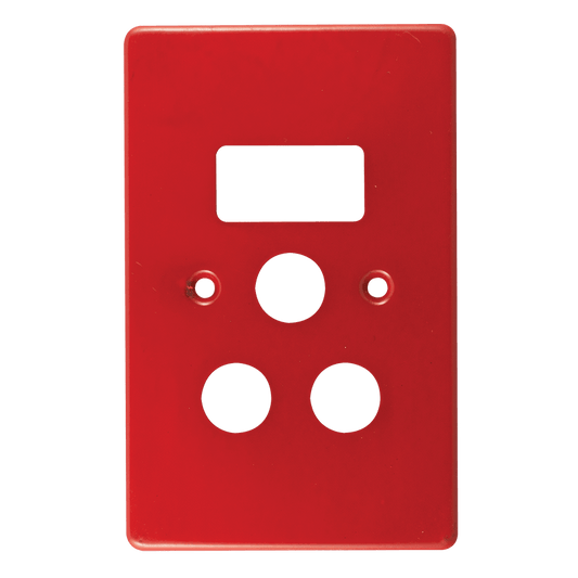 Crabtree Classic Single STD Socket Switched Plastic Coverplate