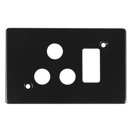 Crabtree Classic STD Single Switched Steel Coverplate
