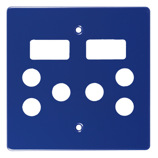 Crabtree Classic Double STD Switched Steel Socket (Old Type)