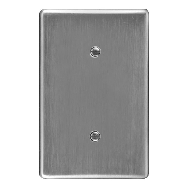 Crabtree Classic Steel Blank Coverplate 2x4 (50x100mm)