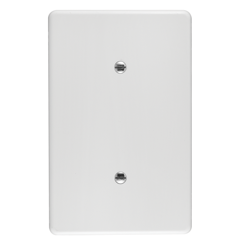 Crabtree Classic Plastic Blank Coverplate - 2x4 Size for Concealing Outlets