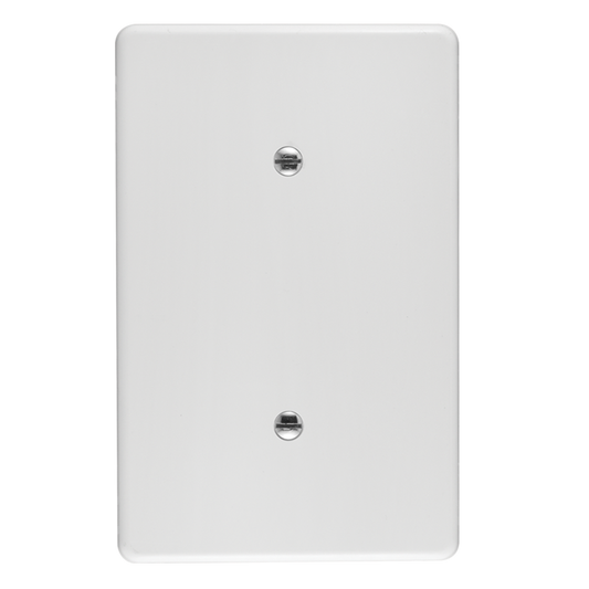 Crabtree Classic Plastic Blank Coverplate - 2x4 Size for Concealing Outlets