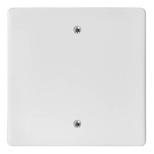 Crabtree Classic Blank Steel Coverplate - Durable 4x4, Flush Mount Design