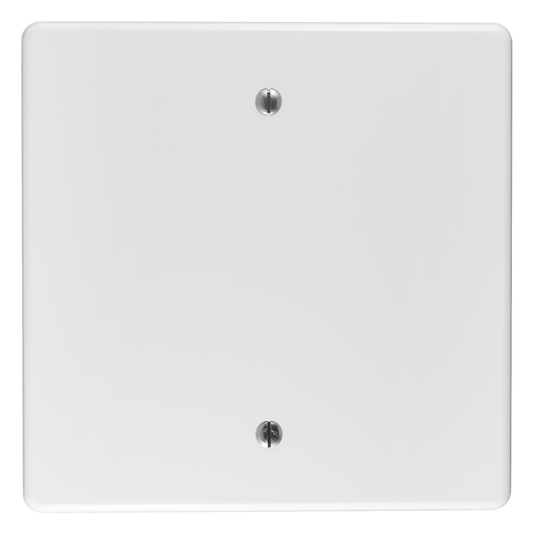 Crabtree Classic Blank Plastic Coverplate - Durable & Versatile