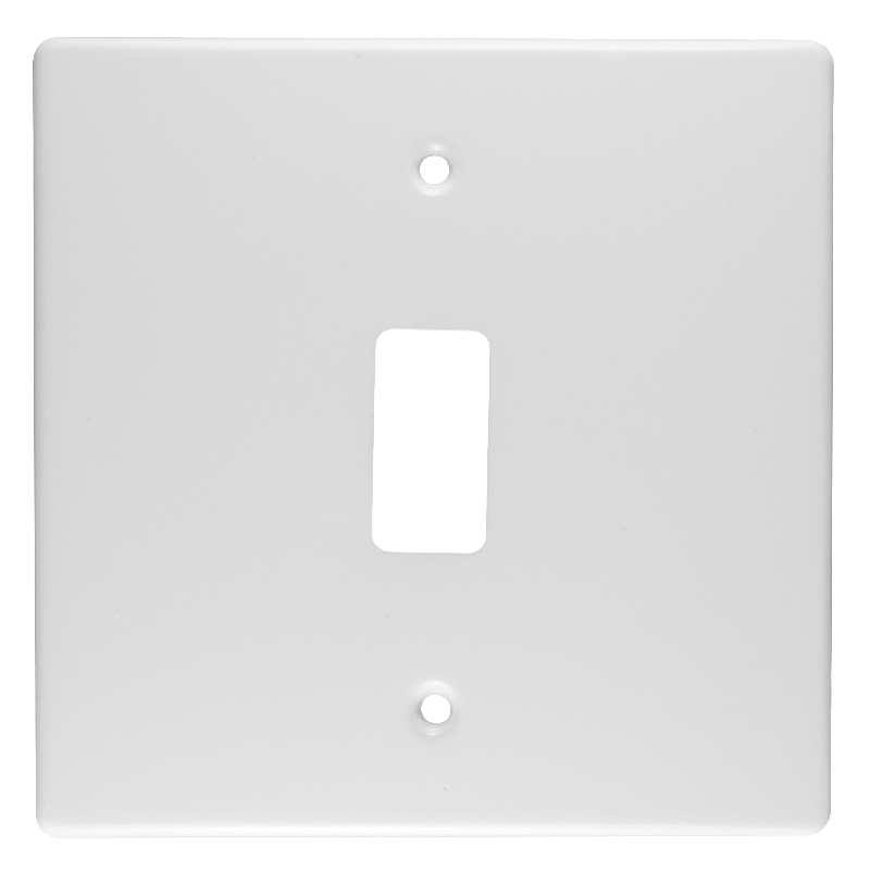 Crabtree Classic 1 Lever Steel Coverplate - Durable & Elegant