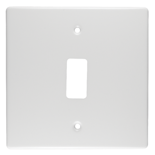 Crabtree Classic 1 Lever Steel Coverplate - Durable & Elegant