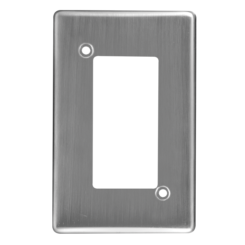 Crabtree Classic 4 Lever Steel Coverplate - Satin Chrome Finish