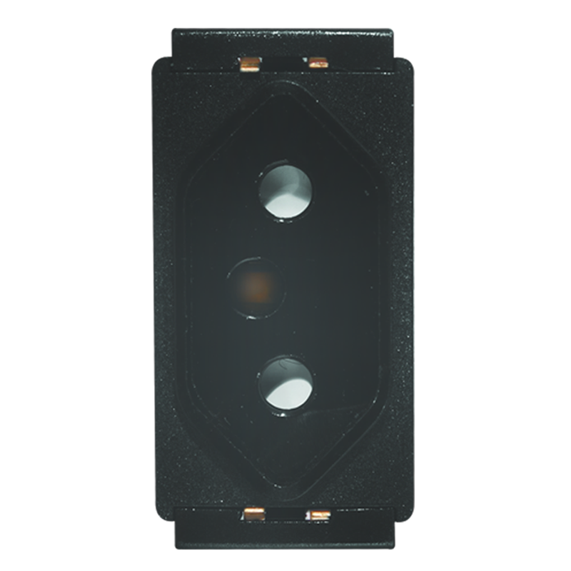 Crabtree Classic Slimline 164-2 Socket - Black