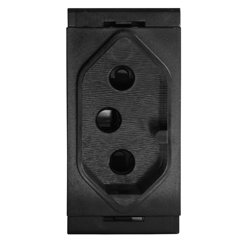 Crabtree Classic 164-2-1 Module Premium Black Socket