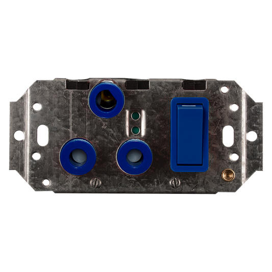 Crabtree Classic Single Monoblock Dedicated Socket 164-4 Switched on 4×2 Yoke (Black Finish)