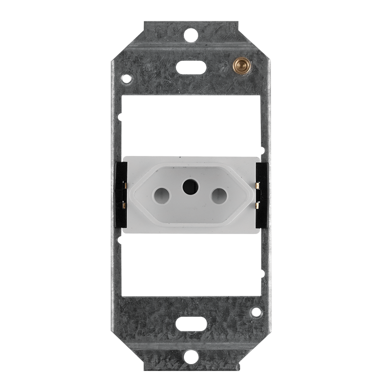 Crabtree Classic Single Slimline 164-2 Unswitched Socket on 2×4 Yoke