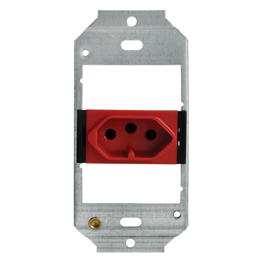 Crabtree Classic 164-2-1 Unswitched Socket in Red