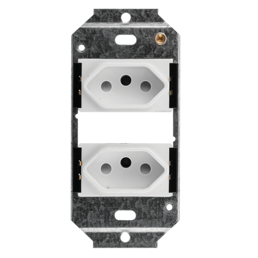 Crabtree Classic Double Slimline Unswitched 164-2 Socket