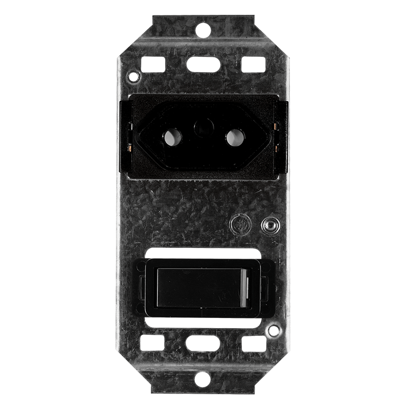 Crabtree Classic Single Slimline Switched Socket 164-2 on 2×4 Yoke