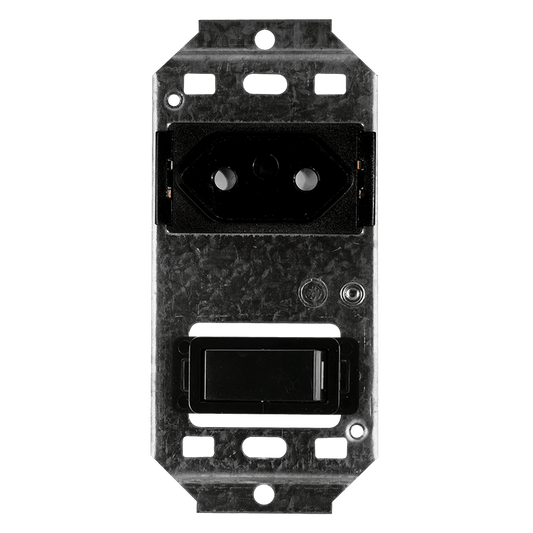 Crabtree Classic Single Slimline Switched Socket 164-2 on 2×4 Yoke