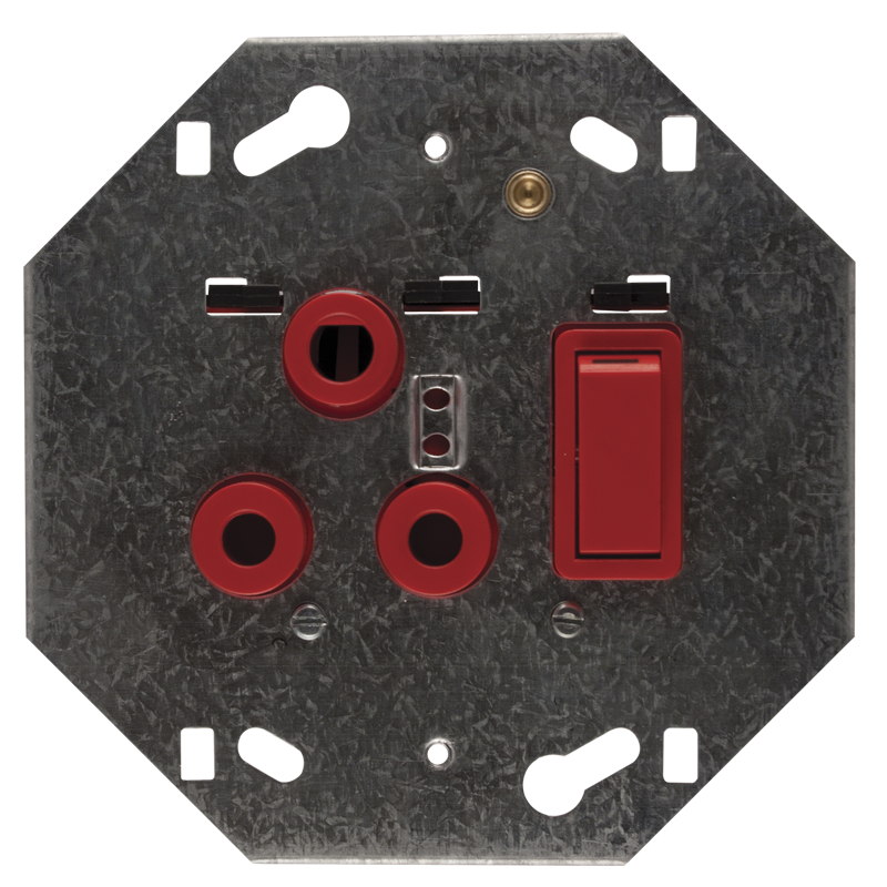 Crabtree Classic Single Monoblock Dedicated 164-4 Switched Socket on Yoke