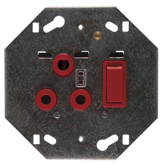 Crabtree Classic Single Monoblock Dedicated 164-4 Switched Socket on Yoke