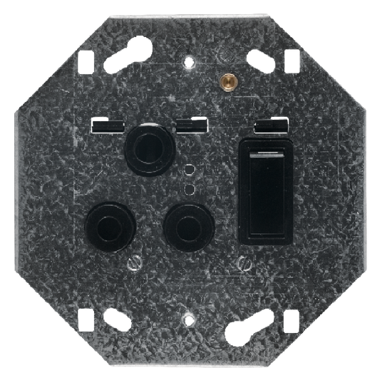 Crabtree Classic Single Dedicated Monoblock Switched Socket 164-4 on Yoke