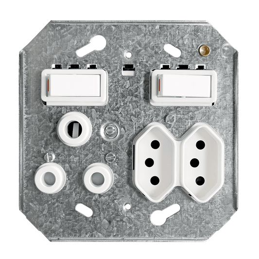 Crabtree Classic Combination Socket without Coverplate